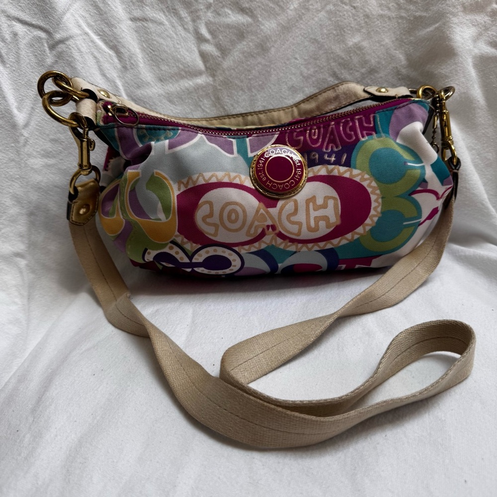 Coach Bag Graffiti Art Y2K C Signature